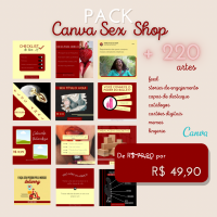 Pack Canva Sex Shop